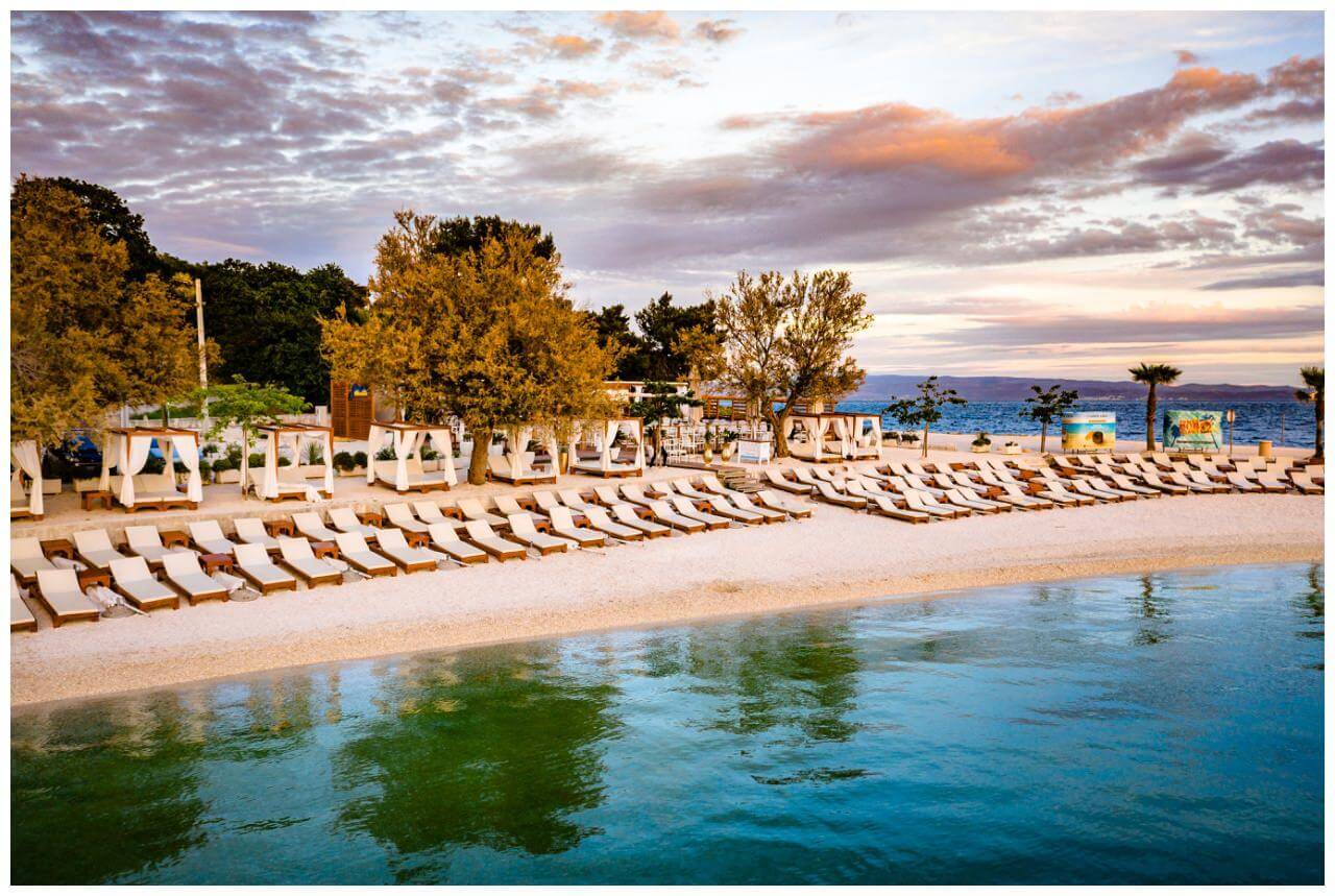 Hochzeitslocation Beachclub für Hochzeit in Kroatien in Split