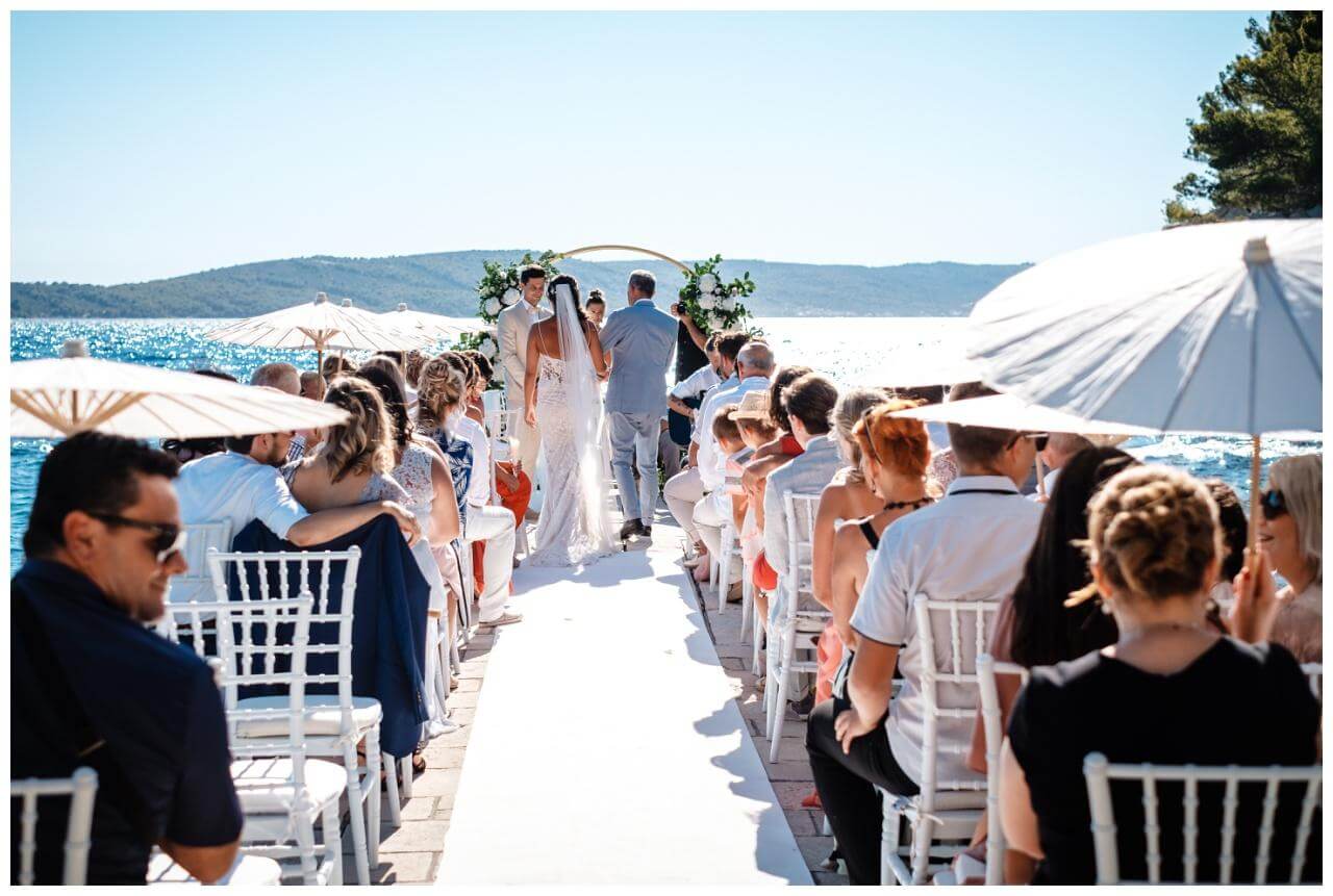 Hochzeit in Kroatien am Meer