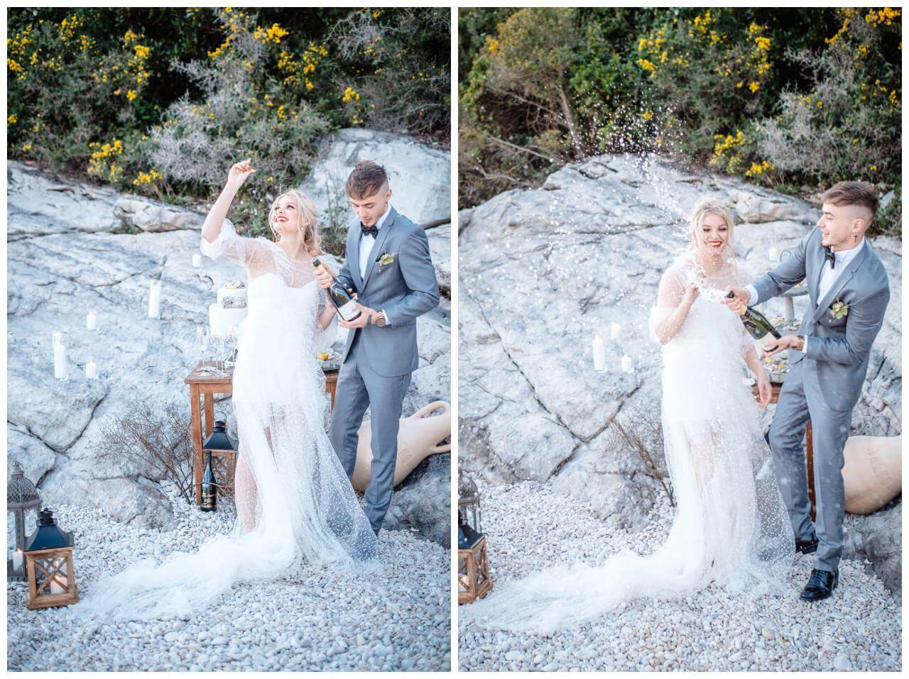 Hochzeit in Kroatien am Meer Paarshooting Brautkleid Wedding Kroatien, wedding in croatia,hochzeitsplanerin kroatien, hochzeit in kroatien