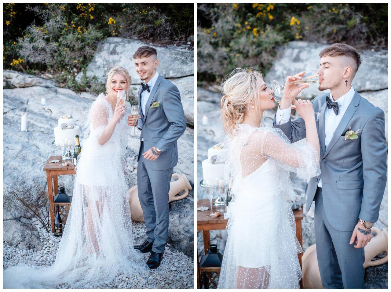 Hochzeit in Kroatien Paarshooting blau und weiß Wedding Kroatien, wedding in croatia,hochzeitsplanerin kroatien, hochzeit in kroatien
