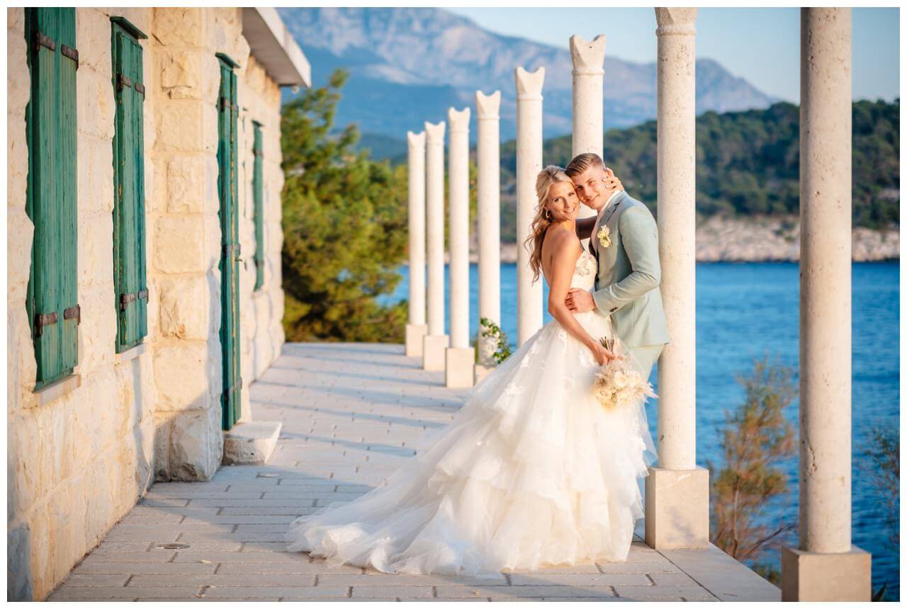 Hochzeit in Kroatien Makarska Dalmatien heiraten Weddingplannerin Hochzeitsfotos