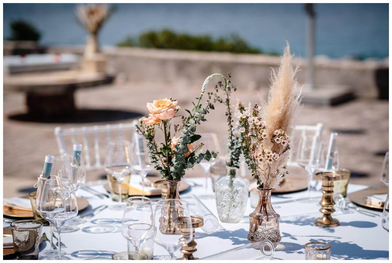 Hochzeit in Rovinj Kroatien mit Boho Hochzeitskonzept geplant von Croatia Love, Hochzeitsplaner in Kroatien