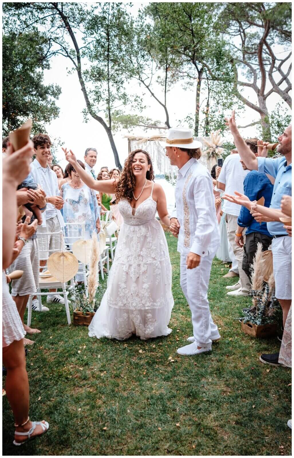 Hochzeit in Rovinj Kroatien mit Boho Hochzeitskonzept geplant von Croatia Love, Hochzeitsplaner in Kroatien