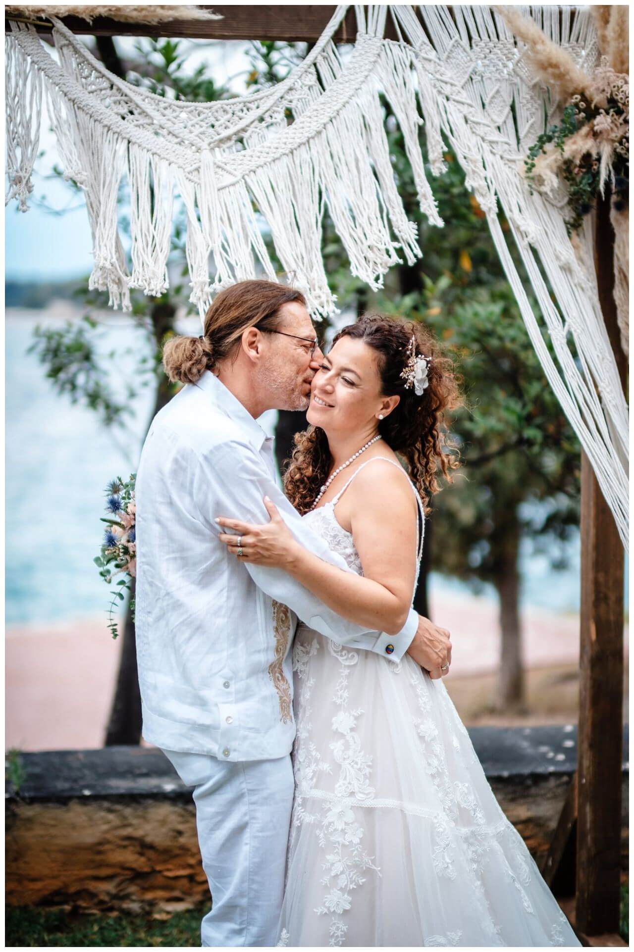 Hochzeit in Rovinj Kroatien mit Boho Hochzeitskonzept geplant von Croatia Love, Hochzeitsplaner in Kroatien