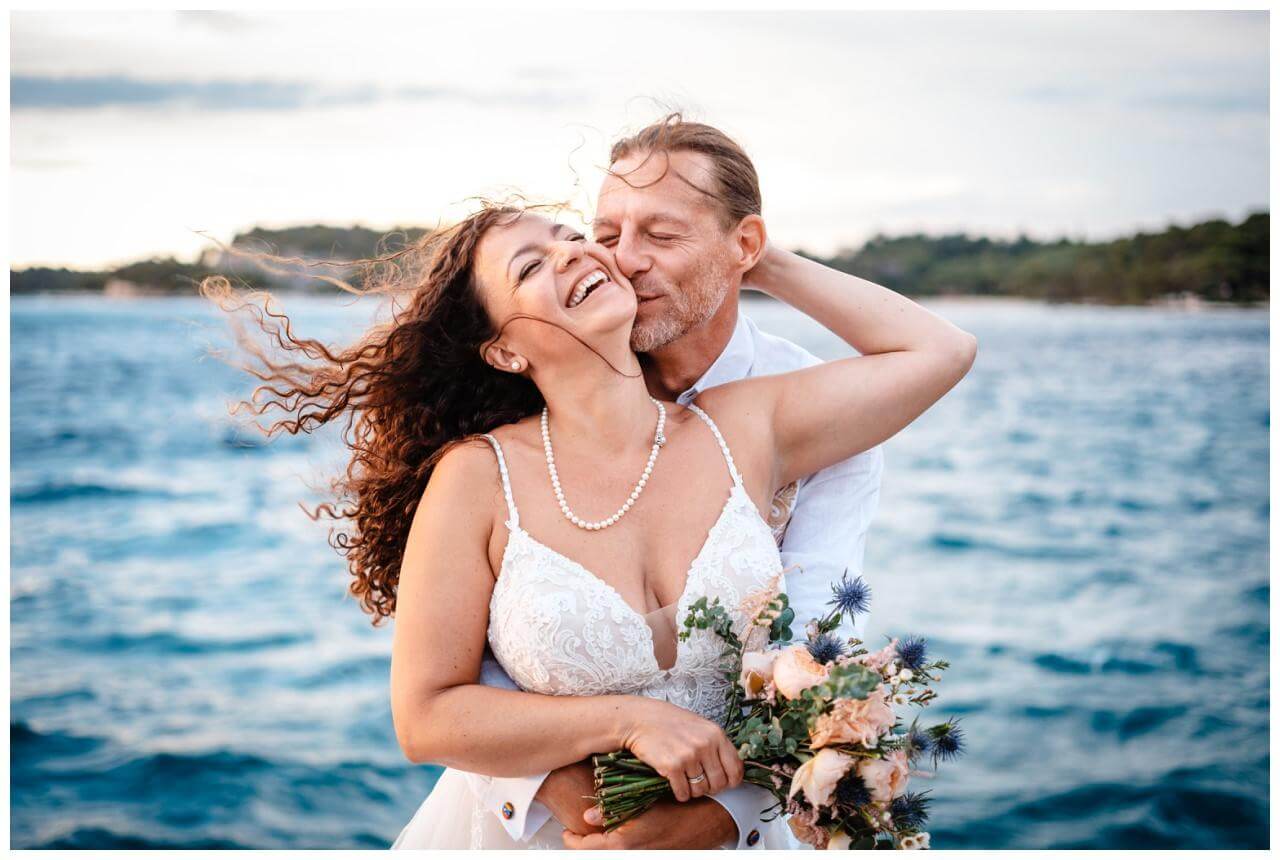 Hochzeit in Rovinj Kroatien mit Boho Hochzeitskonzept geplant von Croatia Love, Hochzeitsplaner in Kroatien