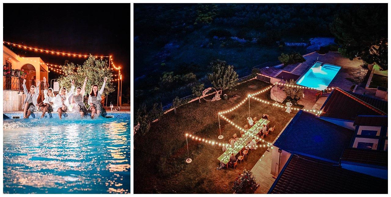 Hochzeit bei Privatvilla mit Pool in Istrien Kroatien