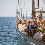 Trauung Brautpaar auf Segelschiff in Kroatien